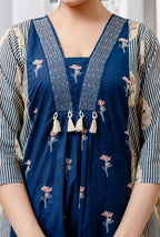 Beautiful 60-60 cotton V-neck 3pc