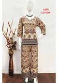 Premium Printed Cotton Casual Wear Co-ord Set