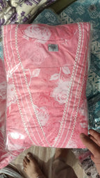Premium Floral Printed Cotton 2-Piece Kurti Pant Set