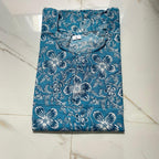 PC Cotton Printed Short Kurta