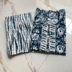 Plus Size Cotton PC Printed 2pc Suit Set
