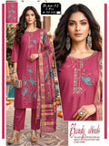 Beauty Winds  Premium Roman Silk Beads Work 3pc Kurti Set Combo