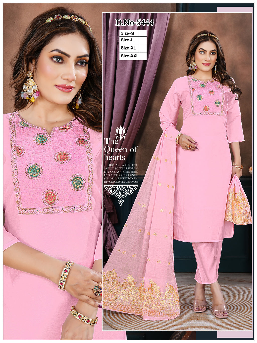Elegant Grey Roman Silk 3pc Kurta Pant Set with Zari Dupatta
