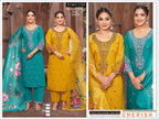 Designer Roman Silk 3pc Combo Suit Set