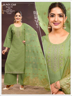 Designer Roman Silk 3pc Plazo Set