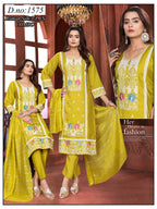Designer Roman Silk 3pc Plazo Set
