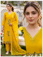 Designer Roman Silk 3pc Plazo Set