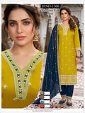 Premium Vichitra Silk 3pc Festive Suit Set