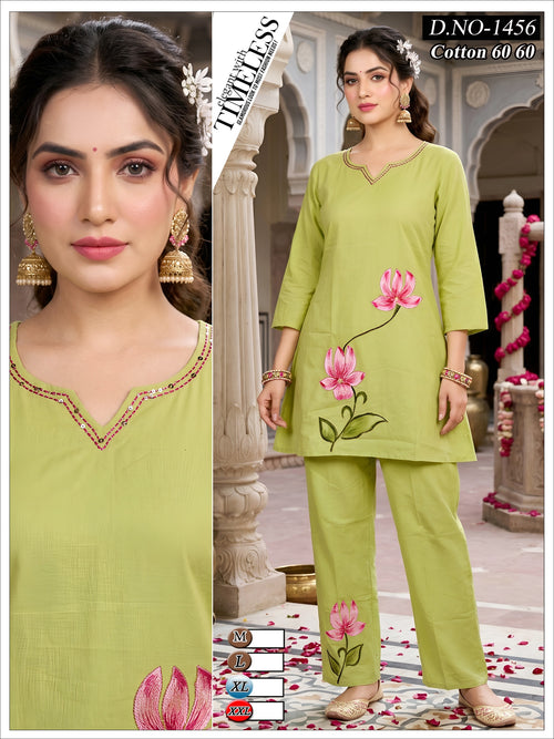 Designer Cotton 60-60 Co-Ord Set