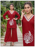Affordable Dhabu Cotton 3pc Suit co-ord set