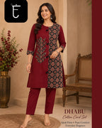 Authentic Dhabu Cotton Ajrakh Print Designer Co-Ord Set (Sizes M to XXL)