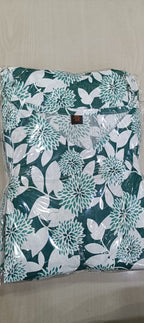 Cotton Printed 2-Piece Co-Ord Set – Long Kurti with Plazo & Shoulder Dori