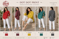 Premium Cotton 60*60 Bandhej Dot Print Women's Casual Shirt