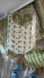 Premium Plus Size Cotton Frock Style 3PC Set with Soft Mul Cotton Dupatta