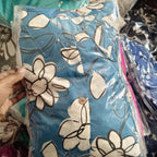 Women Floral Printed Rayon 14KG Collar A-Line Kurta Palazzo Co-Ord Set