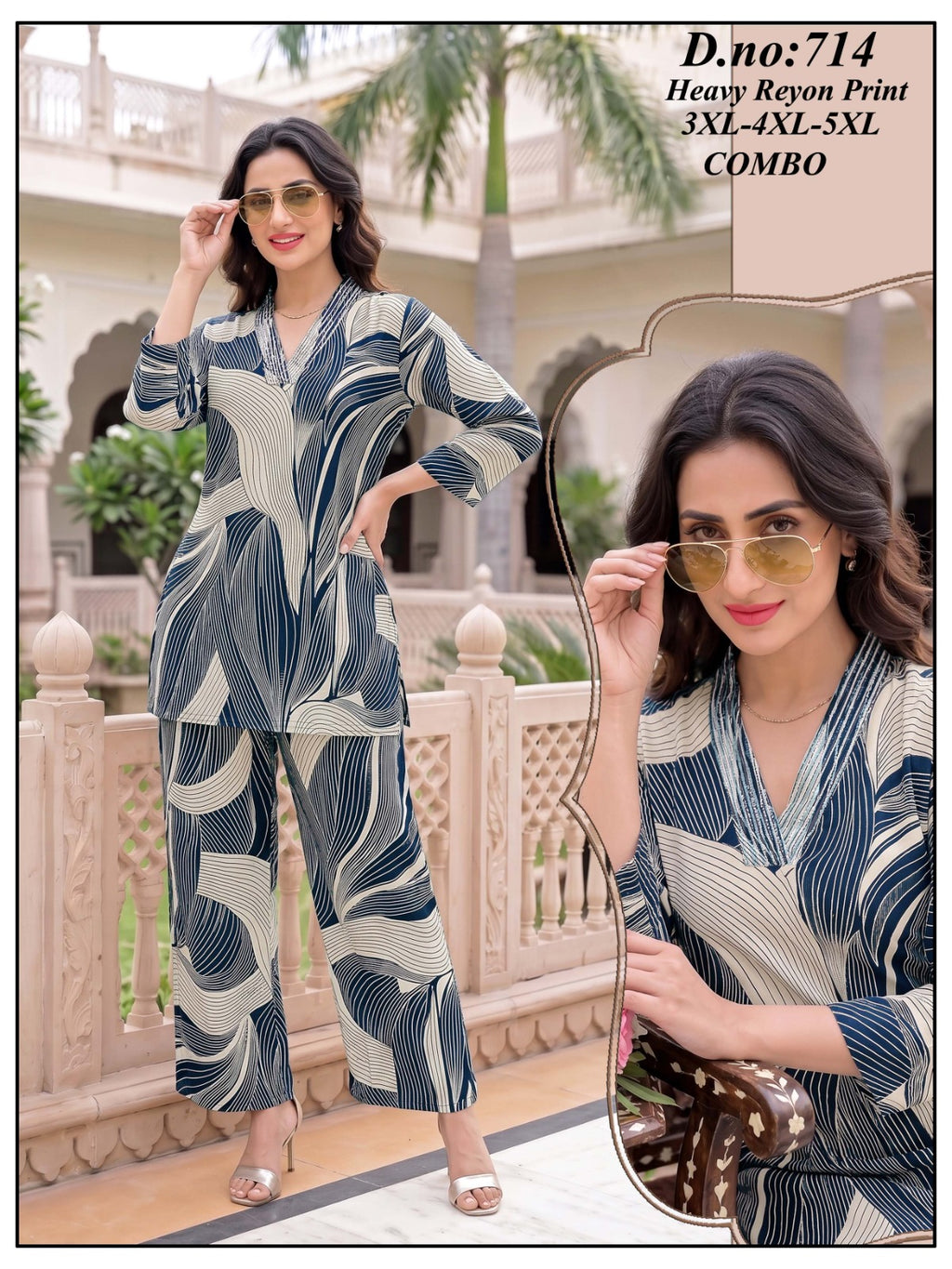 Heavy Rayon Printed Co-Ord Set
