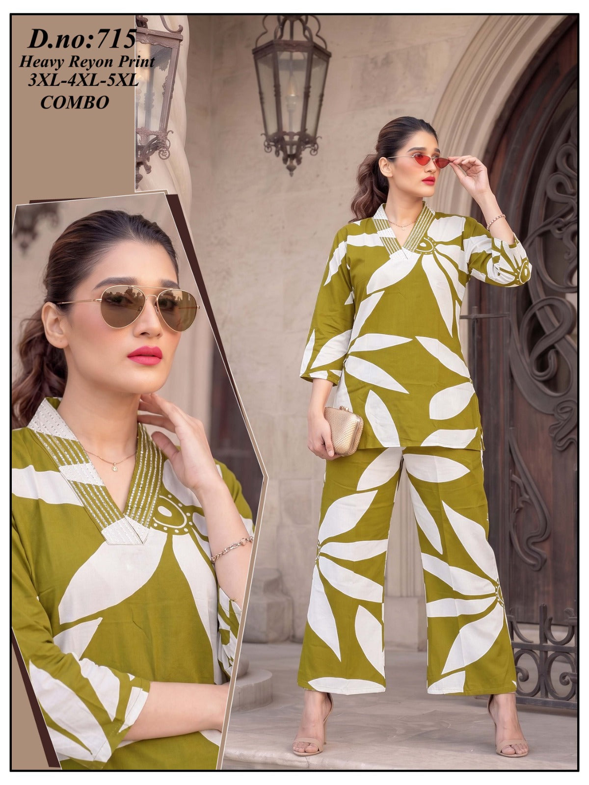Heavy Rayon Printed Co-Ord Set
