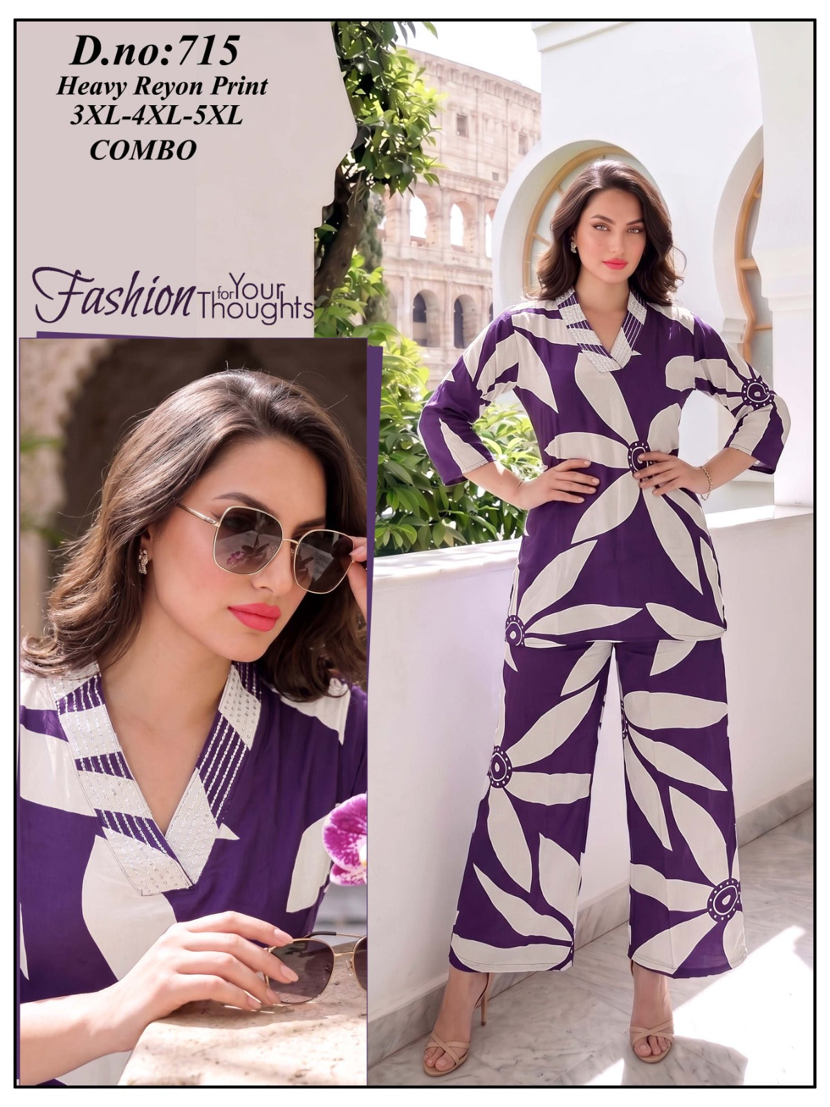 Heavy Rayon Printed Co-Ord Set