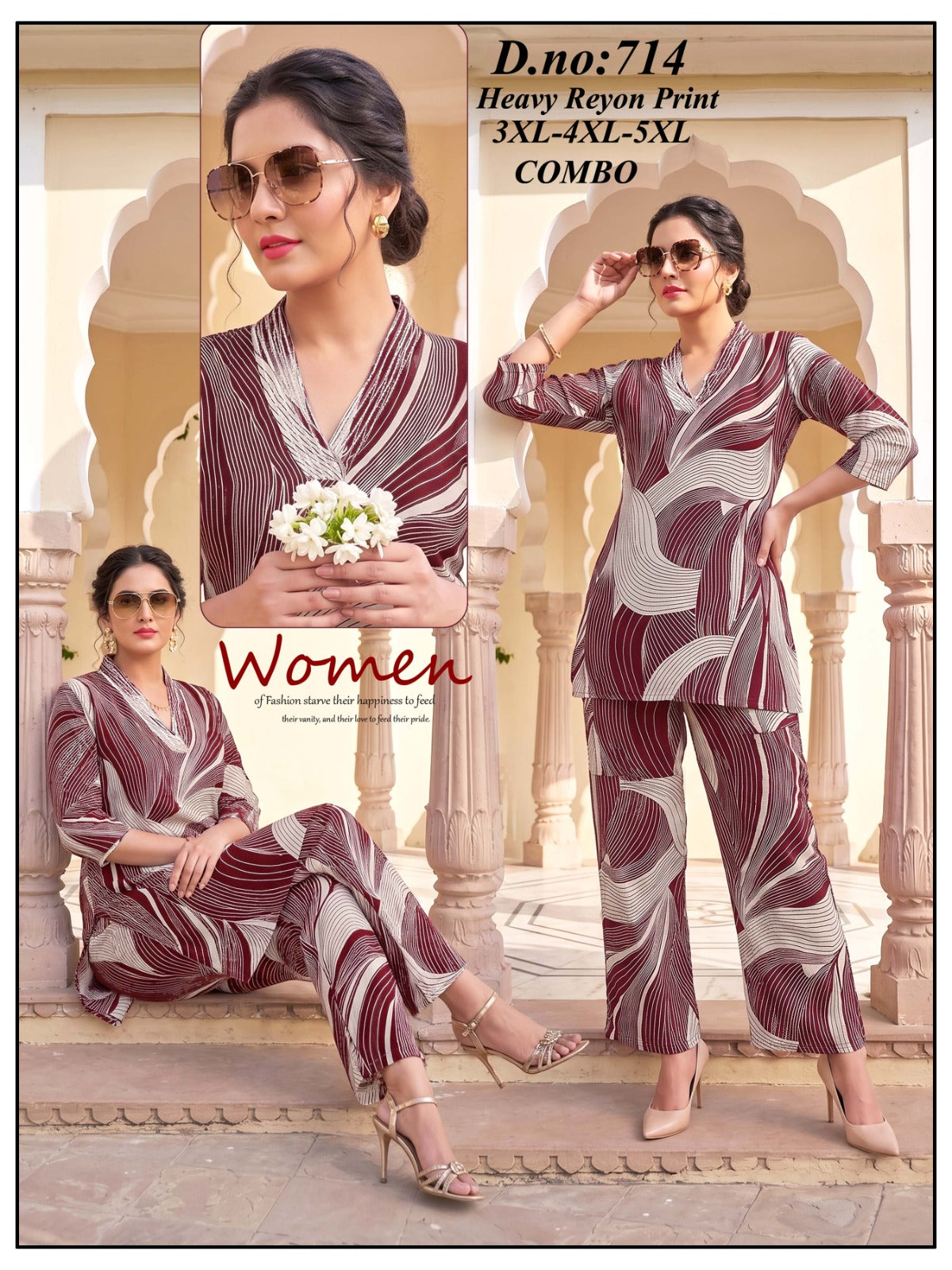 Heavy Rayon Printed Co-Ord Set