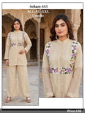 Elegant Beige Vatican  Co-Ord Set