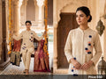 Floral Appliqué Embossed Vatican Fabric Co-Ord Set / Tunic