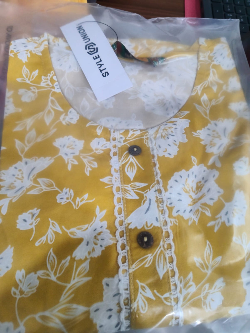 Ikkat Print Liva Approved Rayon Kurti