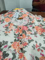 Ikkat Print Liva Approved Rayon Kurti