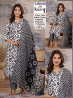 Fabric cotton 3pc pant set 4